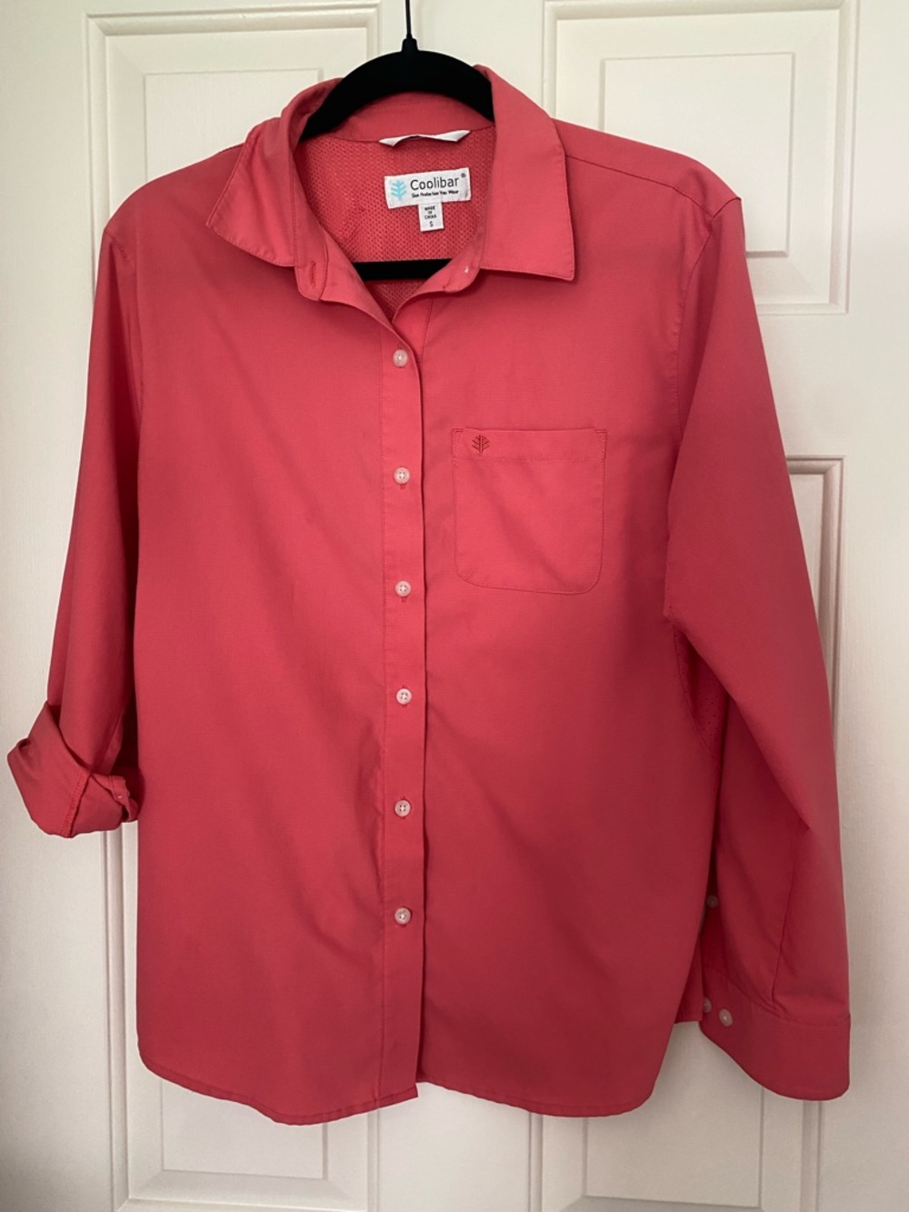Coolibar SPF 50 Tangerine Blouse